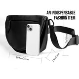Foldable Yoga Fasnny Pack Bag Waterproof Waist Bag Custom Outdoor Sports Slant Bag