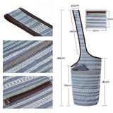 Yoga Mat Bag Waterproof Yoga Mat Carrying Bag with Adjustable Carrying Fits Most Pilates Yoga and Exercise Mats for Men