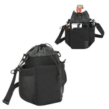 Sports Gym Bag Insulated Water Cup Holder Magnet Diving Material Cross-Body Strap Mouth Magnetic Water Bag