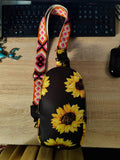 Fashionable Vegan Leather Leopard Crossbody Sling Bag for Women 2024 Custom Guitar Strap Shoulder Bags