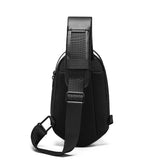 Men Shoulder Bags Black USB Charging Crossbody Travel Male Sling Bag Messenger Water Repellent Casual Waterproof Bag OEM