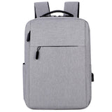 Men Laptop Bag with USB Waterproof Polyester Oem Fashion Unisex Recycled Travel Backpack