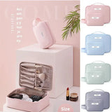 Travel Cosmetic Bag Portable High Quality Large Capacity Towel Zipper Closure Handheld Toiletry Cosmetic Storage Makeup Pouch