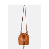 New Product Luxury Women One Shoulder Bucket Large Capacity Handbags Pu Leather Soft Crossbody Bags