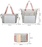 Hot Selling Men's Waterproof Gym Travel Bag Tear Resistance Folding with Independent Shoes Gym Bag