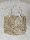 Woven Handbag Elegant Lace Tote Bag Large - Capacity Shoulder Bag