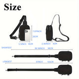 Small Sling Bag for Women & Men, Trendy Crossbody Purse Lightweight Fanny Pack, Chest Bag & Mini Backpack for Travel