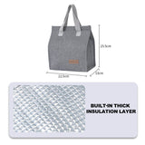 Fashionable Design Polyester Insulated Picnic Bag with Logo Portable Vintage Summer Student Lunch Bag
