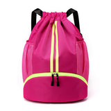 Fashionable Nylon Drawstring Backpack Quick-Drying and Waterproof  Sports Bag with Polyester Lining
