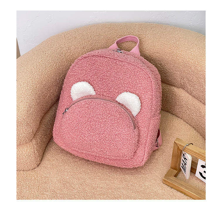 Hot Selling High Quality Sanrioed Cartoon Plush School Bag Plush Fashion Backpack Melody Children's Backpack