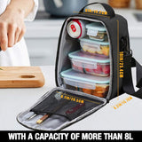Oxford Insulated Water Bottle Lunch Bag Crossbody Picnic Outdoor Waterproof Ice 40oz Pouch Outdoor Tote Bag