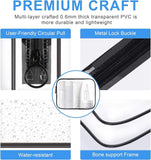 PVC Cosmetic Bag Zipper Large Capacity Multi-Functionality 4 Sizes for Travel Storage Packaging