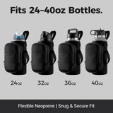 Magnetic Insulated Oxford Water Bottle Bag 40oz Ice Cup Sleeve Crossbody Handbag for Diving Fitness Sports Gym Bag