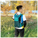 Running Water Bag with Water Bottle Holder Storage UltraLight Hiking Bike Riding Knapsack Outdoor Sport Cycling Backpack