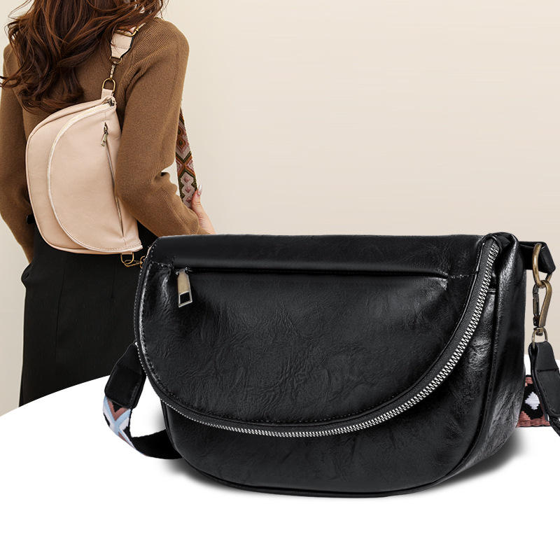 New Fashion Retro Single Shoulder Crossbody Bag Women's High Quality PU Leather Messenger Bags