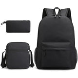 New Starry Sky Three-Piece Student Backpack USB Anti-Theft Waterproof Features for Junior High School Students 3-6 Years Old Bow