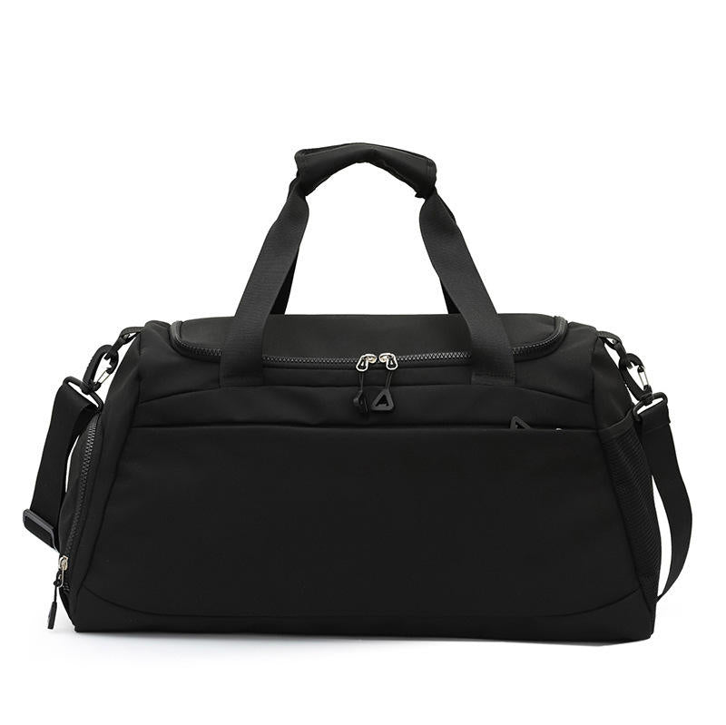 Fashion Large Capacity Portable Travel Bag Lightweight Gym Bag With Shoes Compartment pink Sports Fitness Bag