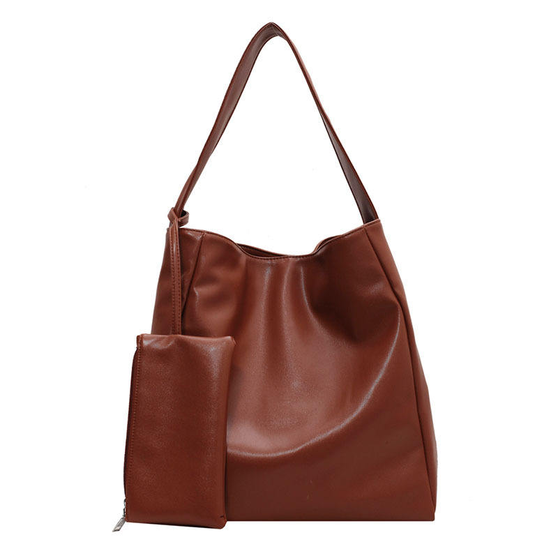 Sac a Main Femme Large Capacity PU Leather Combo Luxury Handbags for Women Fashion Shoulder Armpit Purses Ladies Hand Bags