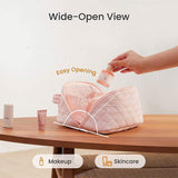 Travel Toiletry Bag Multifunctional Portable New Niche Design Rhombus Pillow Bag Waterproof Overlapping Stitch Cosmetic Case