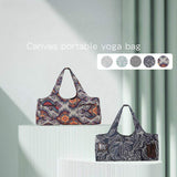 Hot Sale Yoga Mat Carrier Shoulder Bag Fashion Canvas Tote with Mat Carrier Pocket for Summer Use