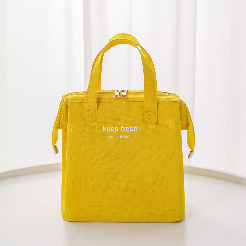 Travel Portable Meal Bag Thermal Bag Custom Oxford Cloth Large Capacity Insulated Bento Bag With Logo