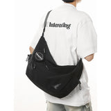 Nylon Waterproof Crossbody Bag for Boys Women & Men Fashion Casual Commuting Single Shoulder Cycling Messenger Travel Chest Bag