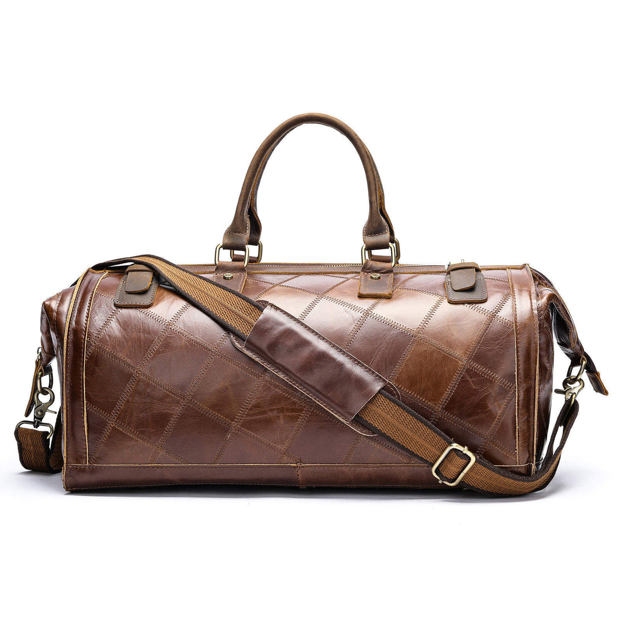 Full Grain Leather Duffel Bags for Men and Women Travel Overnight Weekend Leather Bags Travel Duffel for Men