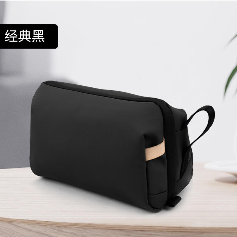 Spot New Waterproof Oxford Travel Wash Bag with Zipper Portable Large Capacity Dry & Wet Separate Cosmetic Storage Makeup Bag