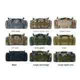 Everyday Tactical Men's Fanny Pack with Zippered Pockets Adjustable Waist Belt Hip Pouch Travel Outdoor Running Bag
