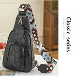 Chest Sling Bags Unisex for Women Men Sports Shoulder Crossbody Leather Fanny Pack