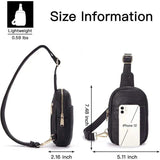 Mipurela Sac De Poitrine Travel Bags Casual Cell Phone Purse Small Crossbody Shoulder Bag Women's Chest Bag