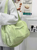 Mini Gym Bags Fashion Large Capacity Hasp Closure Pillow Bag Short-distance Duffle Nylon Travel Sport Yoga Fitness Crossbody Bag