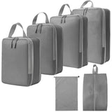 6-Piece Fashionable Packing Cubes for Storage Compression Luggage Cube Set for Travel and Suitcase Packing