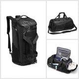 Waterproof Gym Bag Travel Weekender Bag Sport Fitness Gym Duffle Backpack Bag with Shoes Compartment
