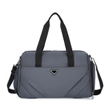 Large Capacity Nylon Pleated Business Trip Handheld Luggage Travel Bag Separate Shoe Compartment Fashionable Gym String Bags