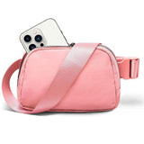 Nylon Crossbody Fanny Pack Bag Women Shoulder Belt Bag Pouch Canvas Sports Waterproof Waist Bag Pillow Polyester Oem