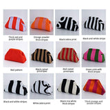 Versatile Striped Cloud Bag Fly-Woven Clutch Cross-Border Women's Open Closure Beach Commuting Bag with Polyester Lining Handbag