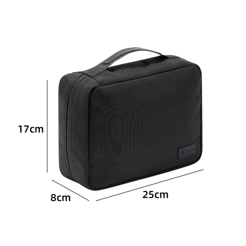 Cross-border Eco-Friendly RPET Waterproof Multi-function Hook Loop Cosmetic Storage Bag with 3-6L Capacity Hanging Design Bags