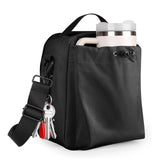New Style Water Bottle Holder Carry Front Pocket Adjustable Shoulder Strap Water Cooler Bottle Holder Magnetic Gym Bag