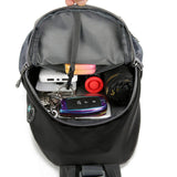 Travel Sling Bag RFID Blocking Sling Backpack Crossbody Men Women Hiking Cycling Chest Bag Daypack