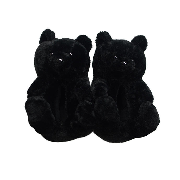 Bedroom Women Plush Bear Slippers Spend the Night Weekender Gym Overnight Duffle Travel Sport Bag Set