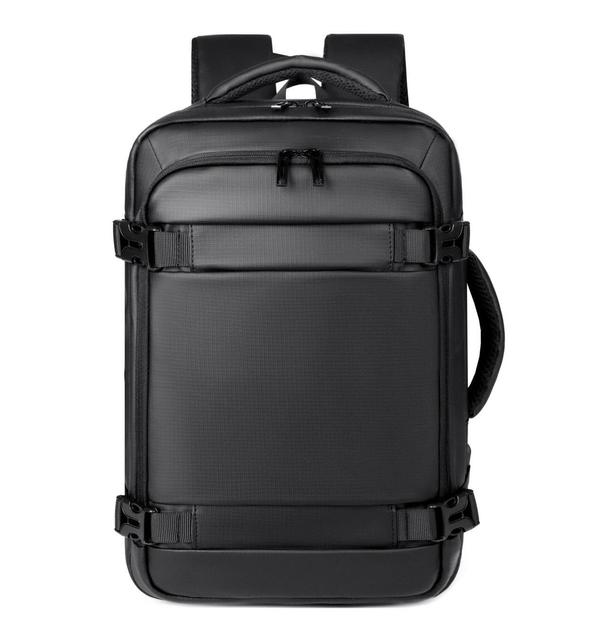 Cross-border New PU Leather Backpack Classification Multi-compartment Design Business Multi-functional Large Capacity