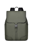 Backpack PU Large Capacity Casual Business Computer Bag Retro Waterproof Student Arcuate Shoulder Strap Travel Laptop Bag