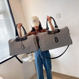 Zipper Travel Luggage Bag-Large Capacity for Fitness Sports Business Trip Boarding Swimming Accommodation Messenger Bag