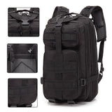 Unisex Trekking Hunting Backpack Assault Hiking Durable Oxford Anti-Theft Large Capacity Waterproof Internal Frame Tactical Bag
