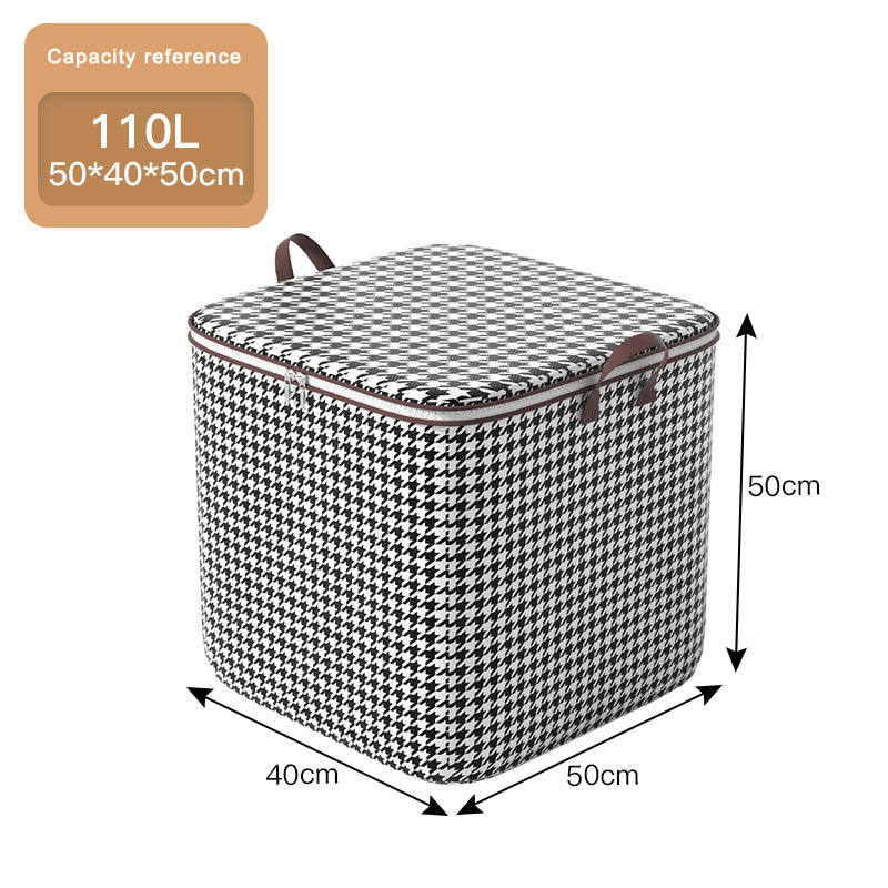 Large Capacity Thick Non-woven Quilt Storage Boxes Reusable Cube Storage Bag Organizer for Home Organizer Bedroom Single