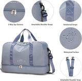 Large Capacity Travel Duffle Cute Weekender Bags for Women with Shoe Compartment Waterproof Carry on Gym Suitcase Organizer BAG