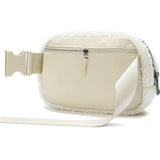 Mini New Waist Bag Unisex Sports Portable Crossbody Belt Bag Men Sling Bags Women Winter Sherpa Fanny Pack Box Solid