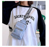 NEW Polyester Crossbody Sling Bag Women's Custom logo Chest Bag Waterproof Sling Bag for Girls Women