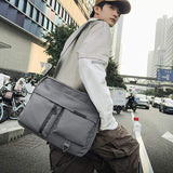 Multifunctional Simple Fashionable Satchel Waterproof Portable Crossbody Shoulder Travel Bag Polyester Cross-Border Gift Gym Bag